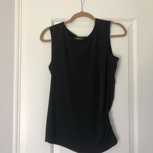 CALVIN KLEIN Work Tank with Ruching on Side